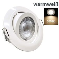 LED Einbaustrahler 5W Flach slim warmweiß Einbauspot Deckenstrahler Deckenspot