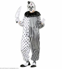 Kostüm Killer Clown Pierrot - Halloween Overall