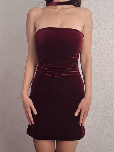 Neues velours minikleid von - velours-minikleid,