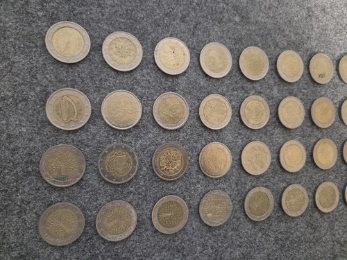 Euro münzsammlung stück - münzsammlung, 36