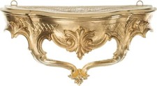 Barock Wandkonsole Gold