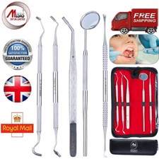 5-teiliges Zahnreinigungsset Edelstahl Zahnschaber Plaqueentferner UK