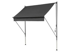 LIVARNO HOME Klemmmarkise, 200x150 cm, anthrazit - B-Ware einwandfrei