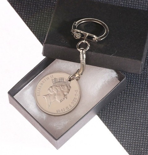 Old ten pence 10p gebohrter - old,