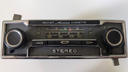 Becker monza cassette stereo - monza,