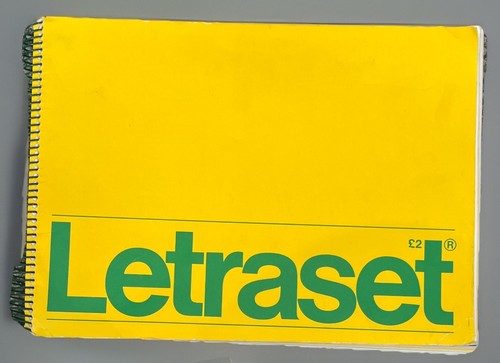 Vintage letraset 1981 graphic - 1981,