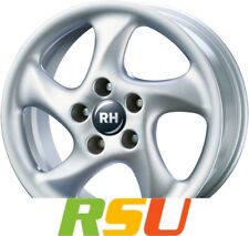 RH Alurad AH Turbo sport-silber lackiert 10x18" ET40 LK5 130 ML 71.5 Alufelge...