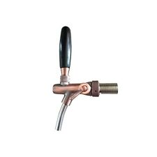 Kompensatorhahn aus Chromnickelstahl und ABS-Kunststoff, bronze