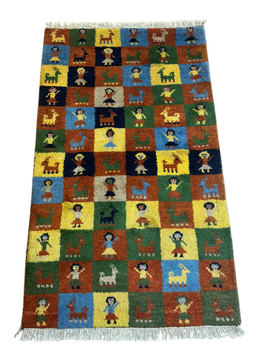 Indischer gabbeh orientteppich - indischer,