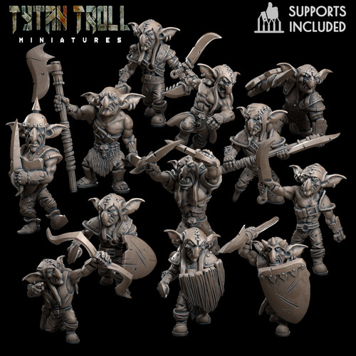 Goblin raiders miniatur - raiders,
