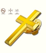 Pin Kreuz Jesus Christus Christ Christentum Religion Vatikan Papst Anstecker Neu