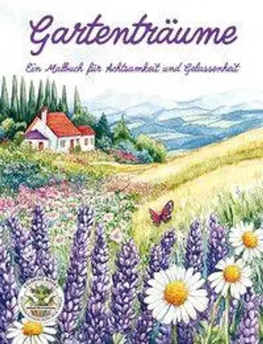 Gartenträume ein malbuch - gartenträume,