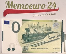 MEMOEURO ® EAAB104/2 - Miniatur Wunderland Hamburg , memo , Memoschein,