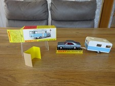 Dinky 564 Caravane Caravelair + 1405 Opel Rekord  Coupe 60er Dinky France Rar