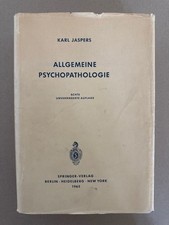 Allgemeine Psychopathologie. Jaspers, Karl: