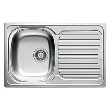 Admiral Küschenspüle Einbauspüle 79 x 50 cm Edelstahl Glatt