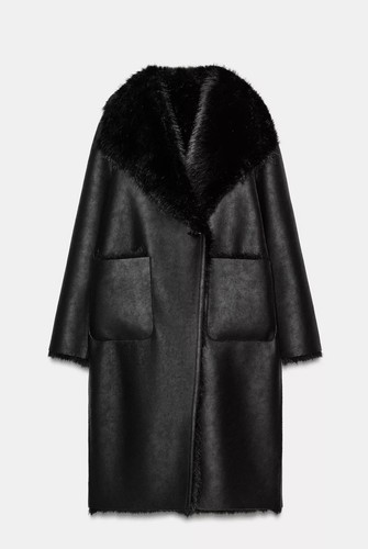 Zara damen faux - zara, pelz