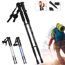 2 Stk. Teleskop Nordic Walking Stöcke Wanderstöcke Antischock Trekkingstöcke Alu