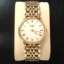 LONGINES Les Grandes Classiques L5 636.3 Armbanduhr vergoldet Quartz Herren