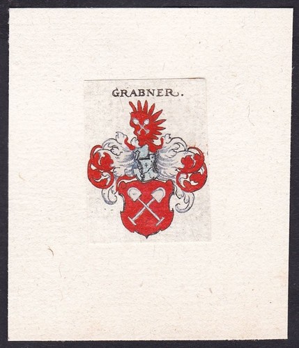 Grabner wappen coat arms - grabner, of