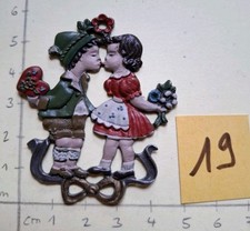 Alte Zinn Anhänger Flachfigur