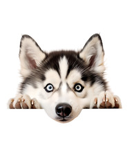 Siberian Husky Auto Aufkleber