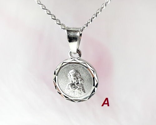 Medaillon madonna mit jesus - medaillon,