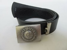 Set WH Koppelschloß Gott mit Uns Reichswehr Wehrmacht + Koppel Lederkoppel L-120