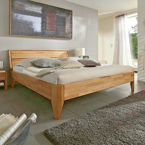 Massivholz bett 180x200x39cm - massivholz,