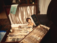 SOLINGEN Drache Nizza BESTECKSET Suprasil 100 versilbert hochpoliert 43 Tlg