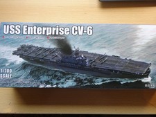 USS Enterprise CV-6 Fkugzeugträger Schiff 1/700 Trumpeter Bausatz Plastikmodel