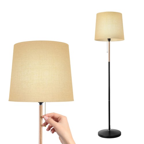 Stehlampe beige e27 - e27, mit