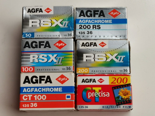 Konvolut slide films agfa - konvolut,