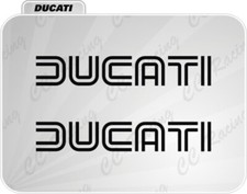 2 Aufkleber DUCATI Monster