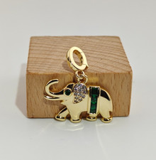Anhänger kleiner Elefant, Varioclip, Bronze, S925, 14K verg., rhod., roséverg.