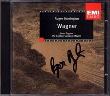 Roger NORRINGTON Signiert WAGNER Rienzi Isolde Siegfried Parsifal JANE EAGLEN CD