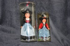 Trachtenpuppen mit Schlafaugen 2 Stk. verschiedene Schwarzwald