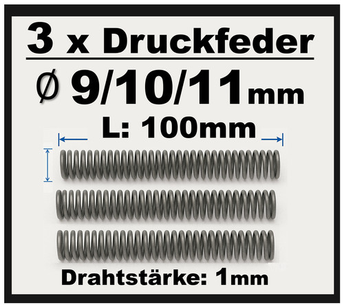 Druckfeder spiralfeder l - x,