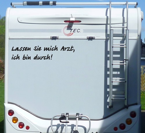 Aufkleber lassen sie mich arzt - sie,