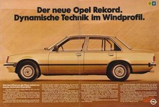 Opel Rekord E1 Advertising