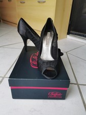 Buffalo London Peeptoe Pumps