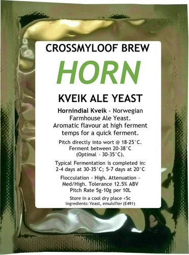 Kveik bierhefe hornindial - bierhefe,