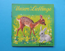 Pixi Buch alt - Nr. 75 Unsere Lieblinge -  4. Aufl. 1970