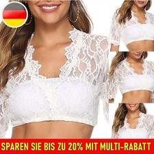 Damen Sexy Spitze Dirndlbluse