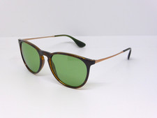 Ray-Ban Erika RB RB 4171 6393/2 Dark Havana mit grünen Gläsern RayBan