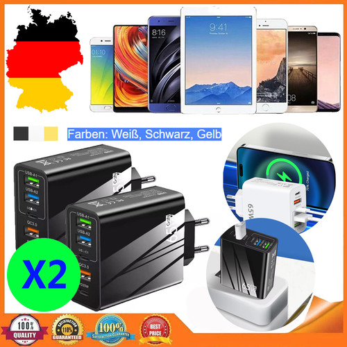 2stk schnellladegerät 65w - 2stk,