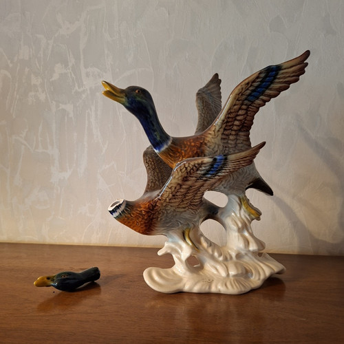 Goebel porzellanfigur enten - porzellanfigur,