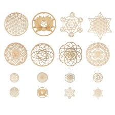 Heiligen Geometrie Geschnitzte