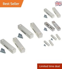 2er Set weiß 5 Klemmen Reed
