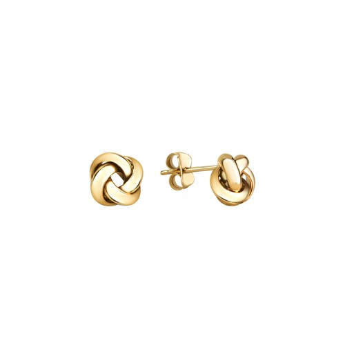 Ohrstecker 375 gelbgold glanz - ohrstecker,